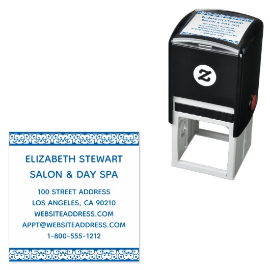 レースフィリグリーサロンビジネス自己インキングスタンプ セルフインキングスタンプ (インサイチュ)