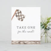 レースフラッグカスタムの好意サイン (スタンド正面)