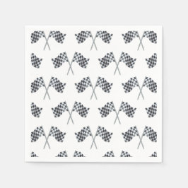 レースフラッグベビーシャワーナプキン スタンダードカクテルナプキン