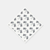 レースフラッグベビーシャワーナプキン スタンダードカクテルナプキン (角)