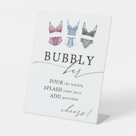 レースフランスのランジェリー 台座サイン