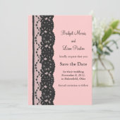 レースフランスの日付の保存(ピンク) セーブザデート (スタンド正面)