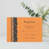 レースフランスのRSVP （オレンジ） 出欠カード (スタンド正面)