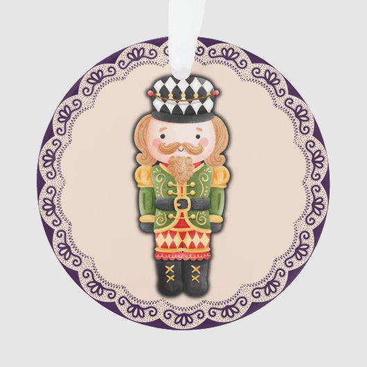 レースフリルナツクラッカー魔法 – アクリルオーナメント オーナメント (正面)