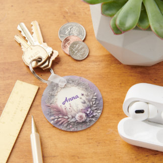 レースフローラ付きデリケート詳細 キーホルダー