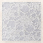 レースプリフェイクットガラスのコースターのコースター ガラスコースター (正面)