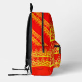 レースプリントカットソーバッグ プリントバックパック (左)