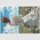 レースプレーリーガールロマンティックカントリーサイドデクーページ 薄葉紙 (正面)