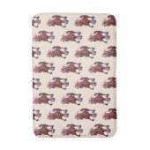 レースホースは勝つサラブレッド バスマット (正面縦)