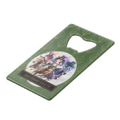 レースホースエレガントダービーパーティー馬術 クレジットカード栓抜き (正面アングル)