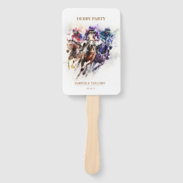 レースホースエレガントダービーパーティー馬術 ハンドファン