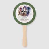 レースホースエレガントダービーパーティー馬術 ハンドファン (裏面)