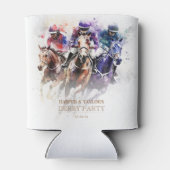 レースホースエレガントダービーパーティー馬術 缶クーラー (裏面)