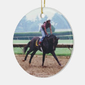 レースホースオーナメント セラミックオーナメント (左)