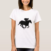 レースホースシルエット Tシャツ (正面)