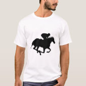レースホースシルエット Tシャツ (正面)