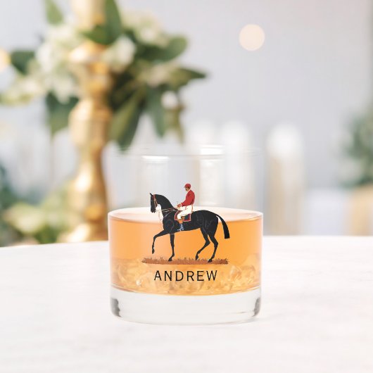 レースホースダービージョッキーヴィンテージスタイル ウイスキーグラス (インサイチュ (ウェディング))