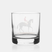 レースホースダービージョッキーヴィンテージスタイル ウイスキーグラス (裏面)