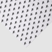 レースホースブラックシルエット 薄葉紙 (詳細)