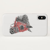 レースホースポートレートシルクス Case-Mate iPhoneケース (裏面(横))