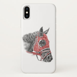 レースホースポートレートシルクス iPhone X ケース