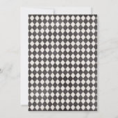 レースホースモダンダービーパーティーエクエストリアンインビタティ 招待状 (裏面)