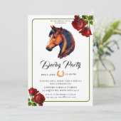 レースホースモダンダービーパーティー馬乗り 招待状 (スタンド正面)