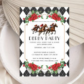 レースホースモダンダービーパーティー馬乗り 招待状