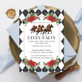 レースホースモダンダービーパーティー馬乗り 招待状