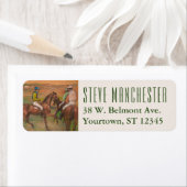 レースホース&ジョッキー | Edgar Degas ラベル (インサイチュ)