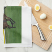 レースホース，レーススポーツ キッチンタオル (四つ折り)