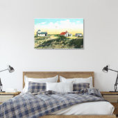 レースポイントコーストガードステーションの表示 キャンバスプリント (インサイチュ (寝室))