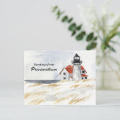 レースポイントライトハウスプロベンツタウンケープコッド ポストカード (スタンド正面)