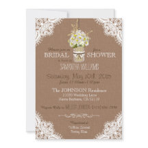 レースメイソンジャーデイジー素朴ブライダルシャワー