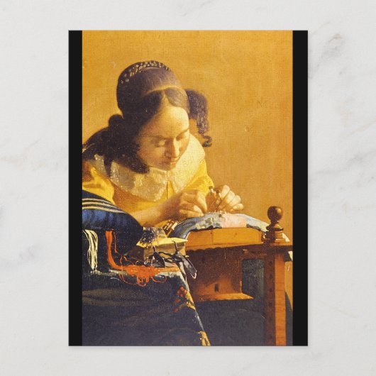 レースメーカー', Jan Vermeer_Mastersオランダ ポストカード (正面)