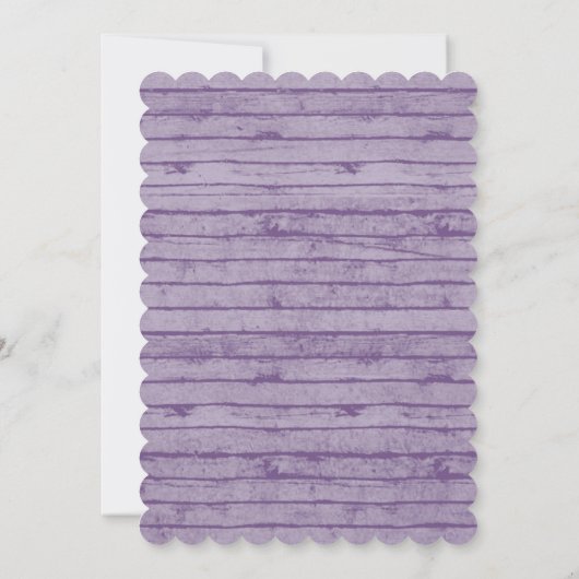 レースモダン女子素朴ベビーシャワー招待状 招待状 (裏面)