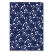 レースモノグラム結婚のテーブル番号カード テーブルナンバー (裏面)