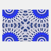 レースラッピング紙フラットセット3 ラッピングペーパーシート (正面)