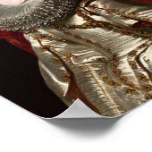 レースラフ付きバブルガムディバ ポスター (角)