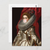 レースラフ付きバブルガムディバ ポストカード (正面/裏面)