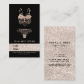 レースランジェリーブティックロゴネクストフィッティング 予約カード (正面/裏面)