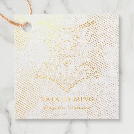 レースランジェリーブティックロゴ フェイバータグ (正面)