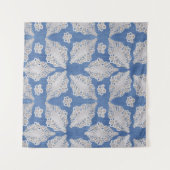 レースリピート付きデニム タペストリー (正面(横))