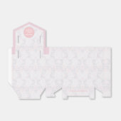 レースルックブライダルシャワーお気に入りギフトボックス フェイバーボックス (折り畳みなし)