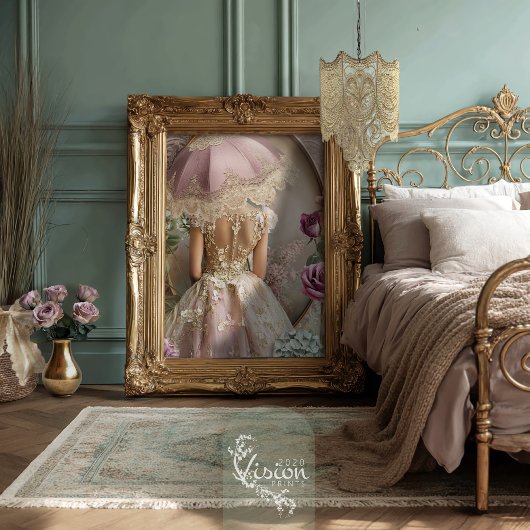 レースレベリエフランスのロマンスポートレートアート 薄葉紙