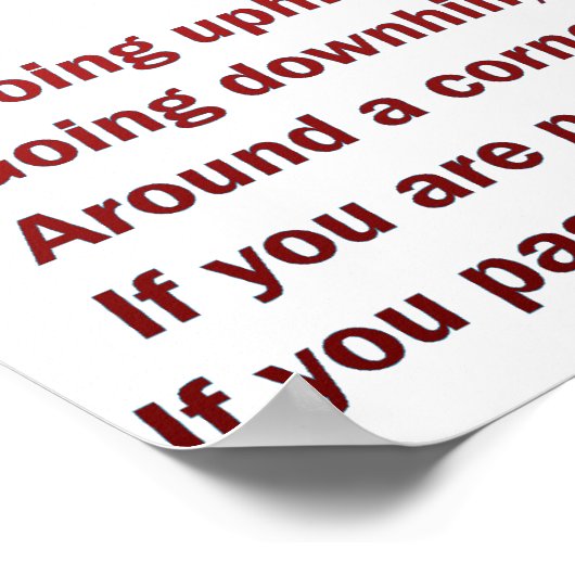 レースロジック ポスター (角)