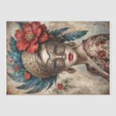 レースヴェール：羽ばたきフローラレディーデコップス 薄葉紙 (正面)