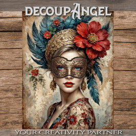 レースヴェール：羽ばたきフローラレディーデコップス 薄葉紙