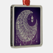 レース三日月 メタルオーナメント (右)