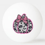 レース不気味ハロウィーンパンプキンコケット 卓球ボール (正面)